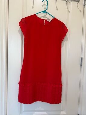 Ted Baker Glana Circle Hem Mini Red Dress